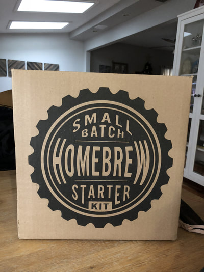 Hobit Hole Home brewery started with Northern brewers small Home Brew Starter Kit.